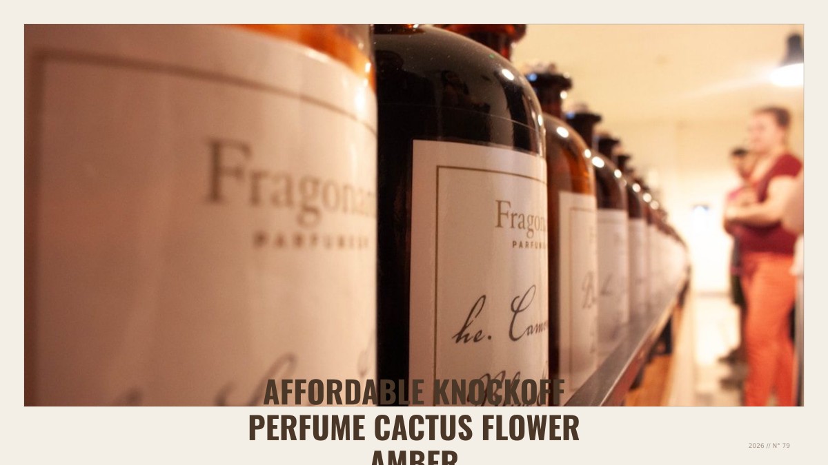 affordable knockoff perfume cactus flower amber