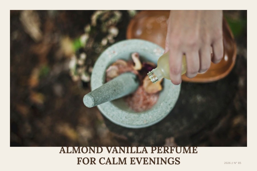 almond vanilla perfume for calm evenings