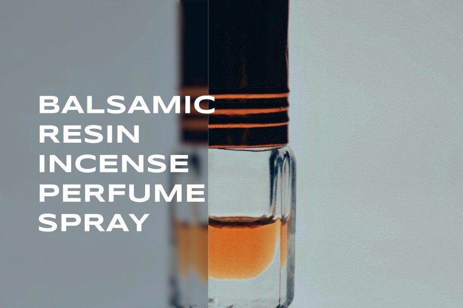 balsamic resin incense perfume spray