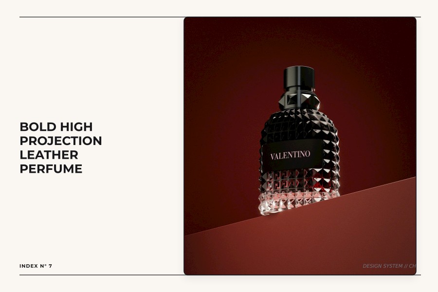 bold high projection leather perfume