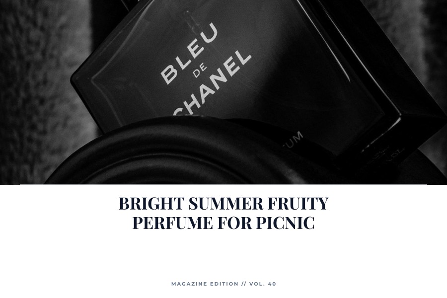 bright summer fruity perfume for picnic