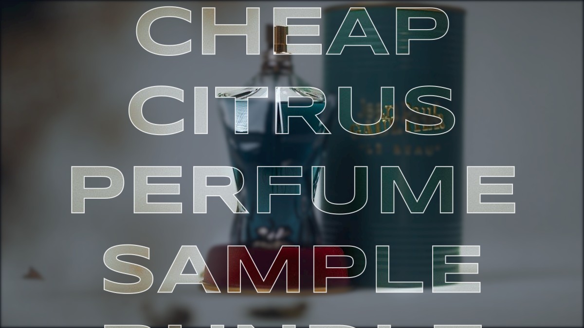 cheap citrus perfume sample bundle