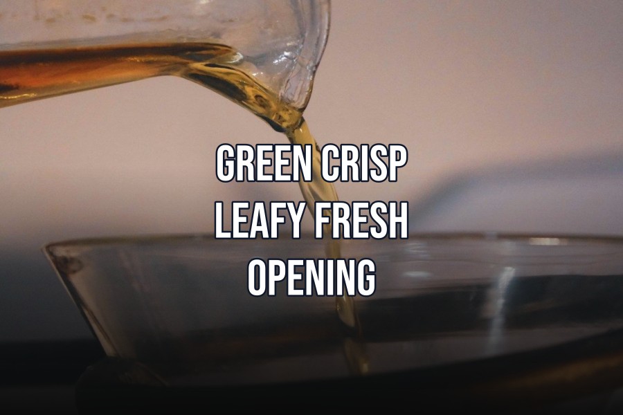 green crisp leafy fresh opening