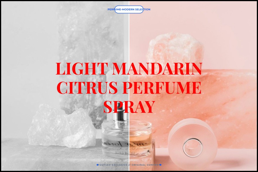 light mandarin citrus perfume spray