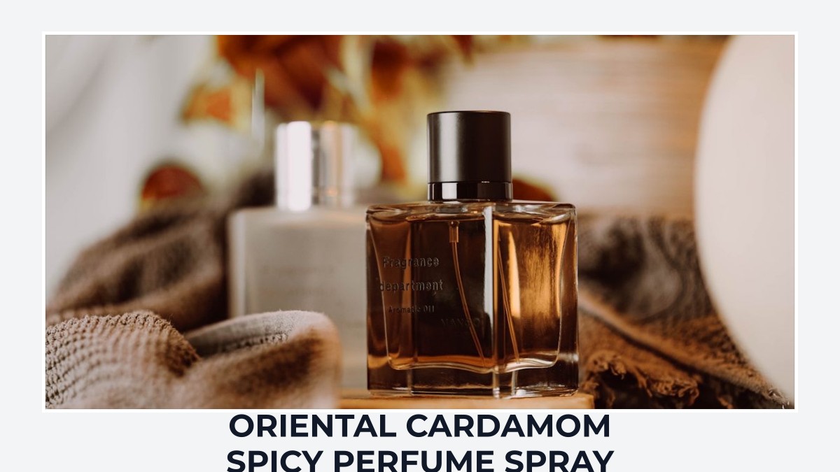 oriental cardamom spicy perfume spray