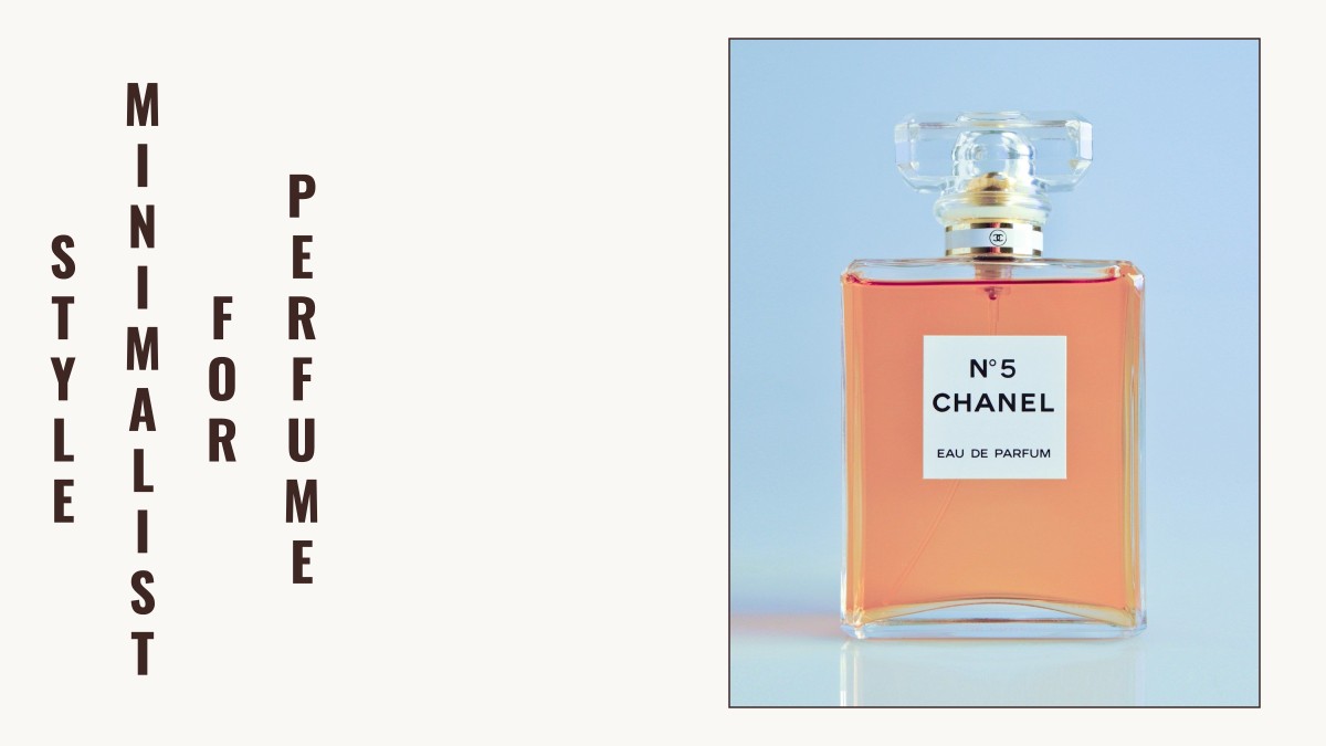 perfume for minimalist style