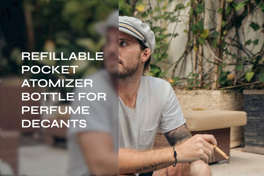 refillable pocket atomizer bottle for perfume decants