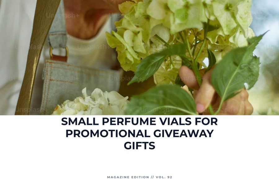 small perfume vials for promotional giveaway gifts