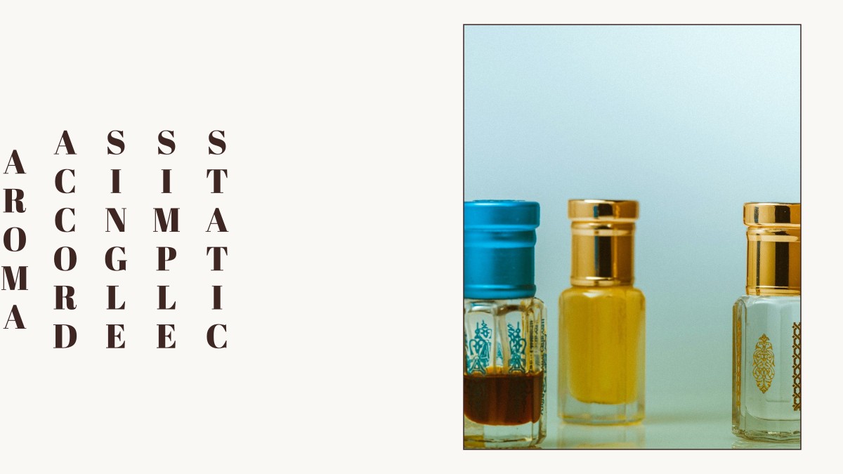 static simple single accord aroma