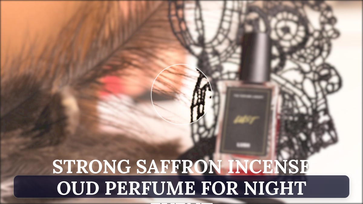 strong saffron incense oud perfume for night event