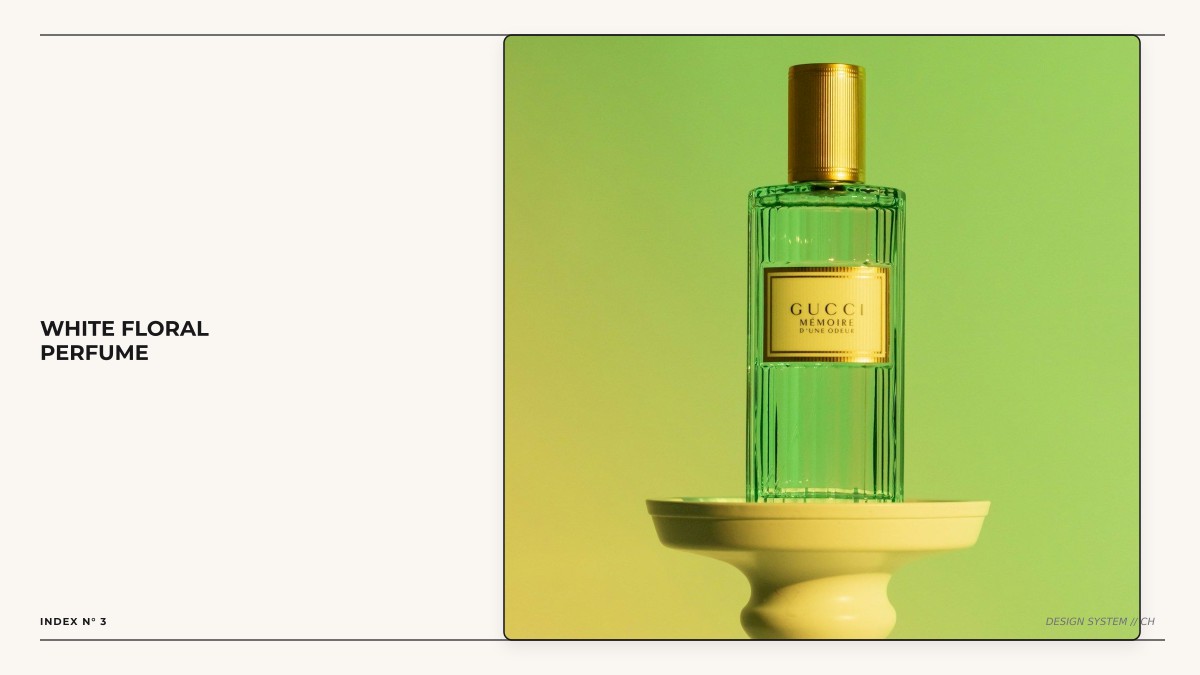 white floral perfume