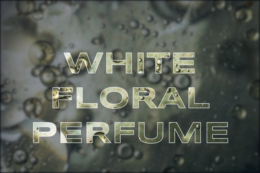 white floral perfume