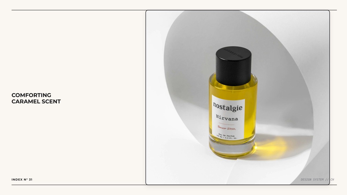 comforting caramel scent