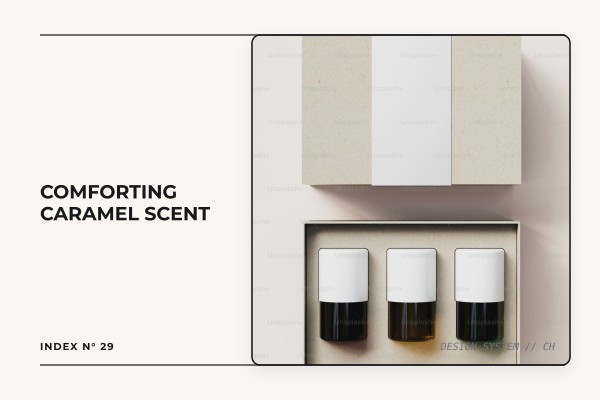 comforting caramel scent