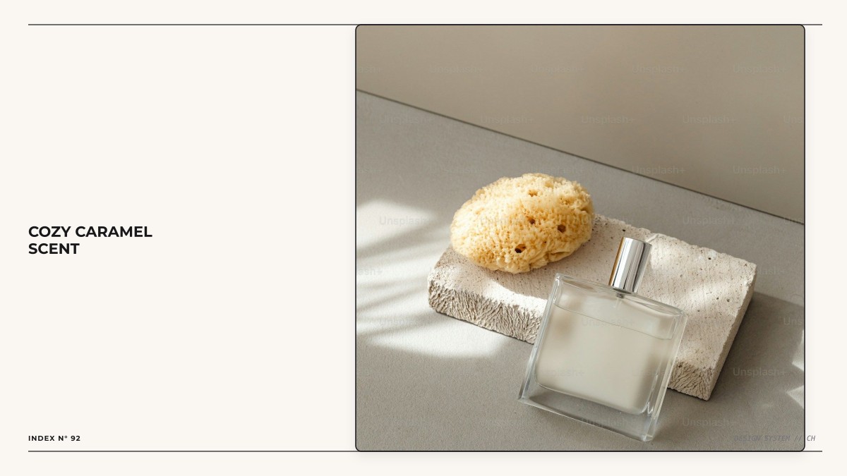 cozy caramel scent
