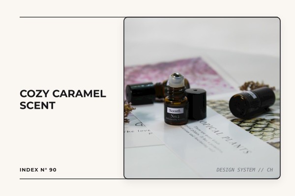 cozy caramel scent